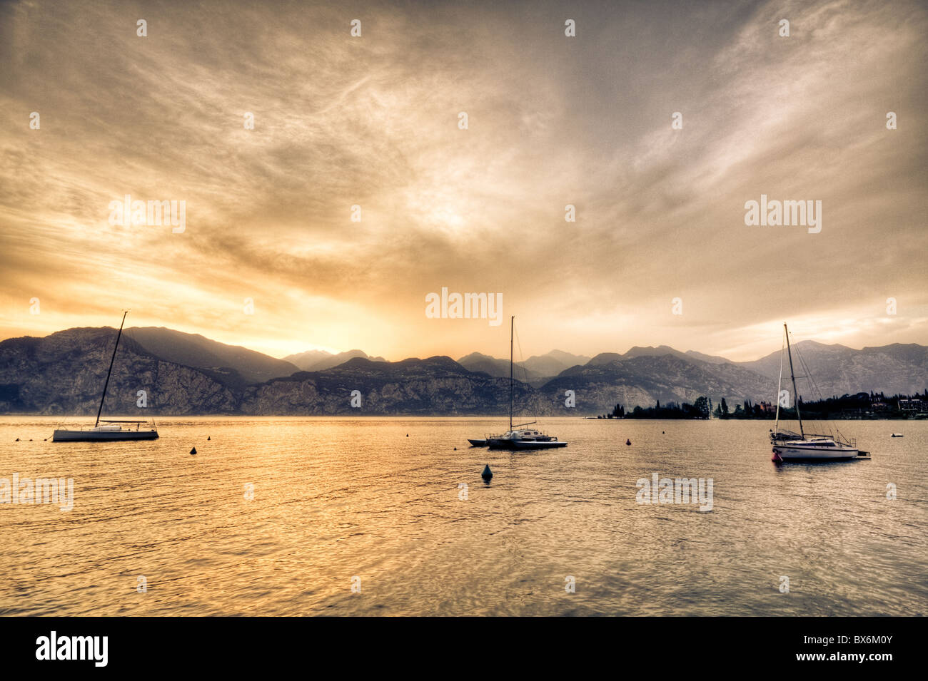 Lago di Garda lake, Italy Stock Photo
