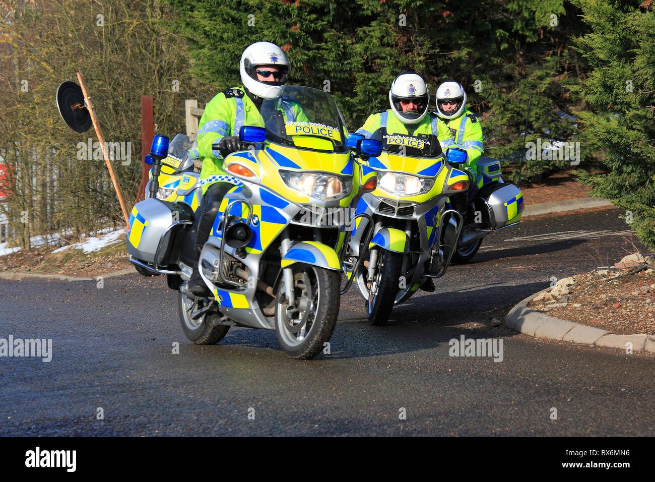 Police motorbikes hi-res stock photography and images - Alamy