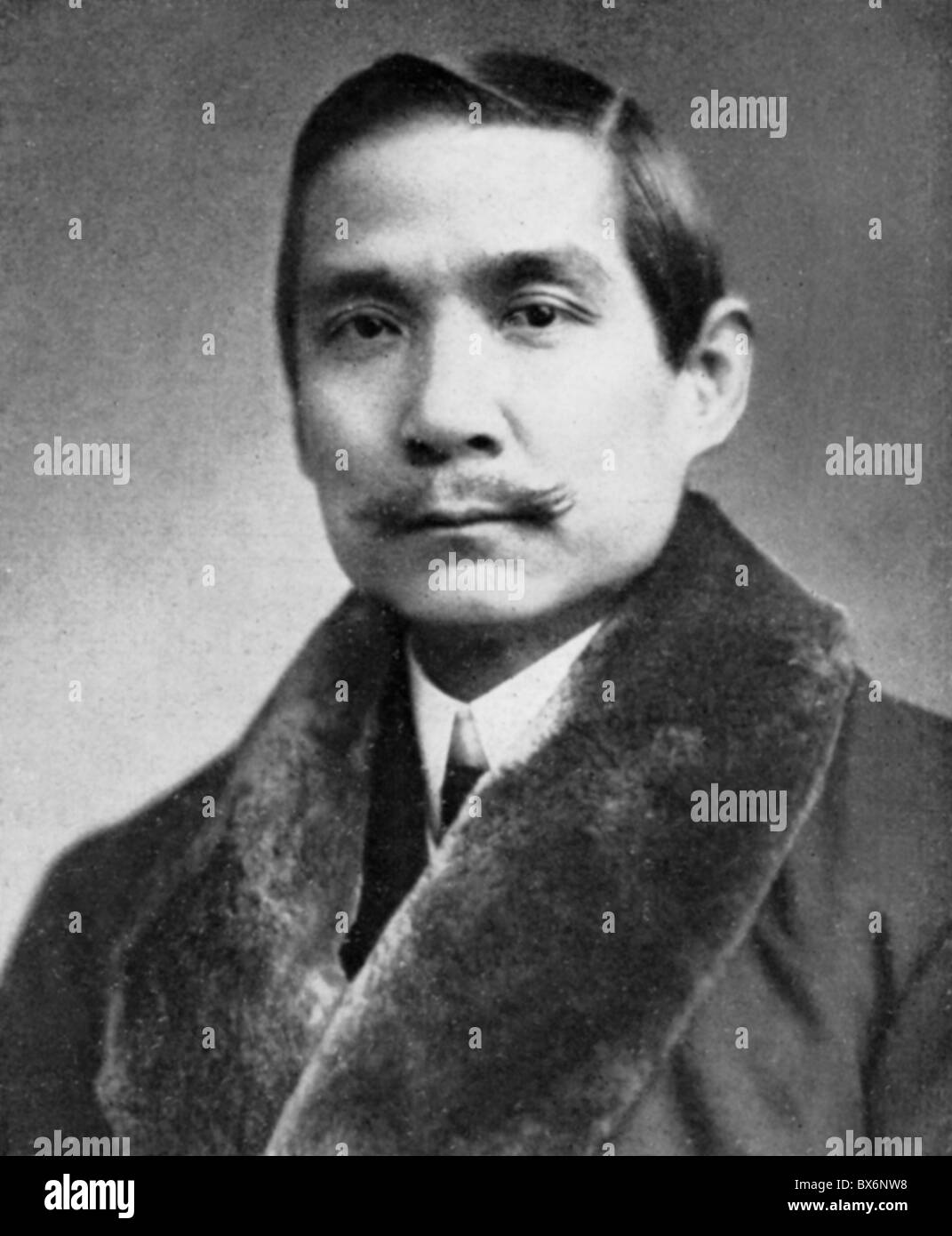 Sun Yat-Sen, 12.11.1866 - 12.3.1925, Chinese politician (Kuomintang), President of the Republic of China 1.1.- 1.4.1912, portrait, January 1912, , Stock Photo
