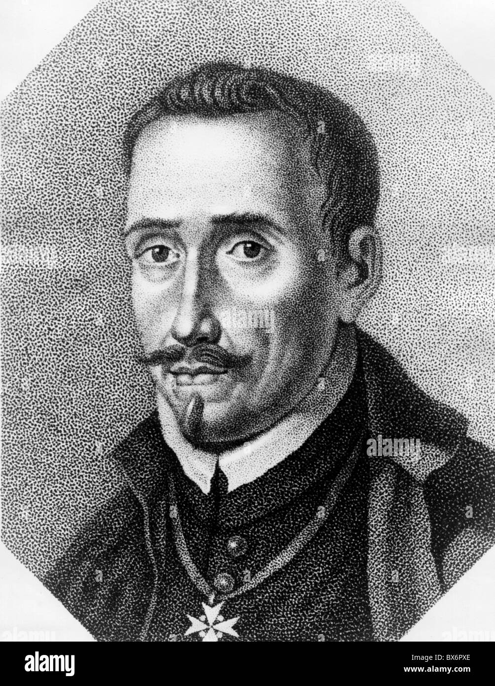 Vega y Carpio, Felix Lope de, 25.11.1562 - 27.8.1635, Spanish poet, portrait, engraving by Christian Zschoch (1775 - 1833), after a contemporary painting, Artist's Copyright has not to be cleared Stock Photo