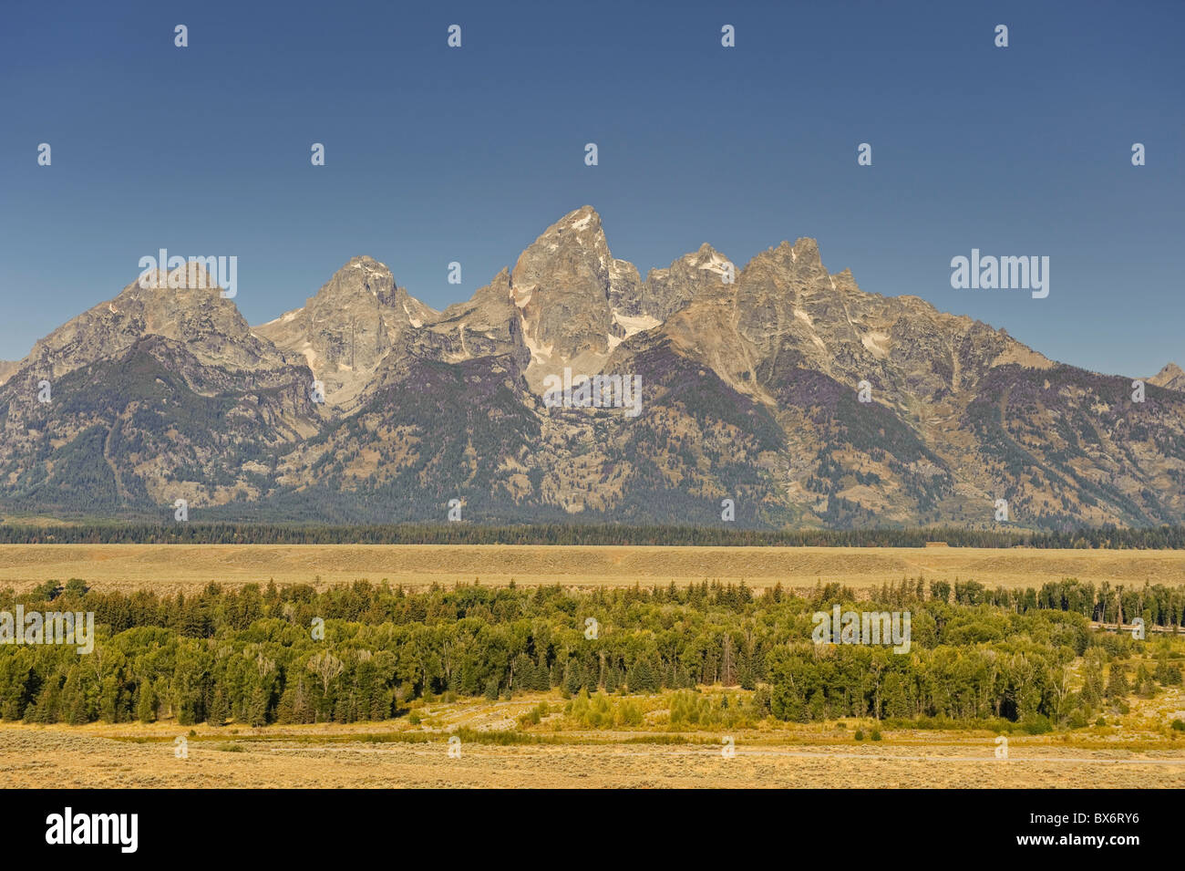 Snake River Overlook and Teton Mountain Range, Grand Teton National ...