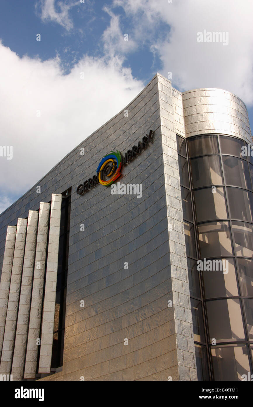 Cerritos Library, Cerritos, California, U.S.A. Stock Photo