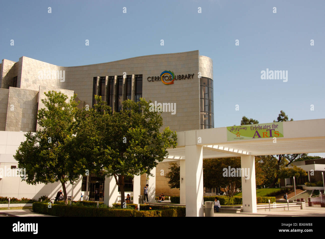 Cerritos Library, Cerritos, California, U.S.A Stock Photo Alamy