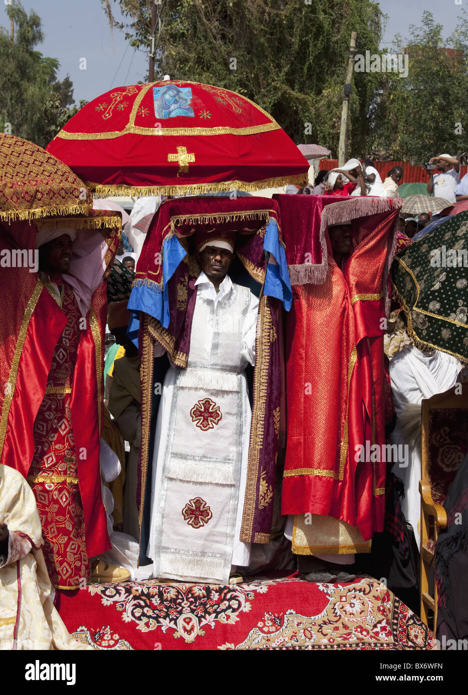 Timkat festival, Gondar, Ethiopia, Africa Stock Photo