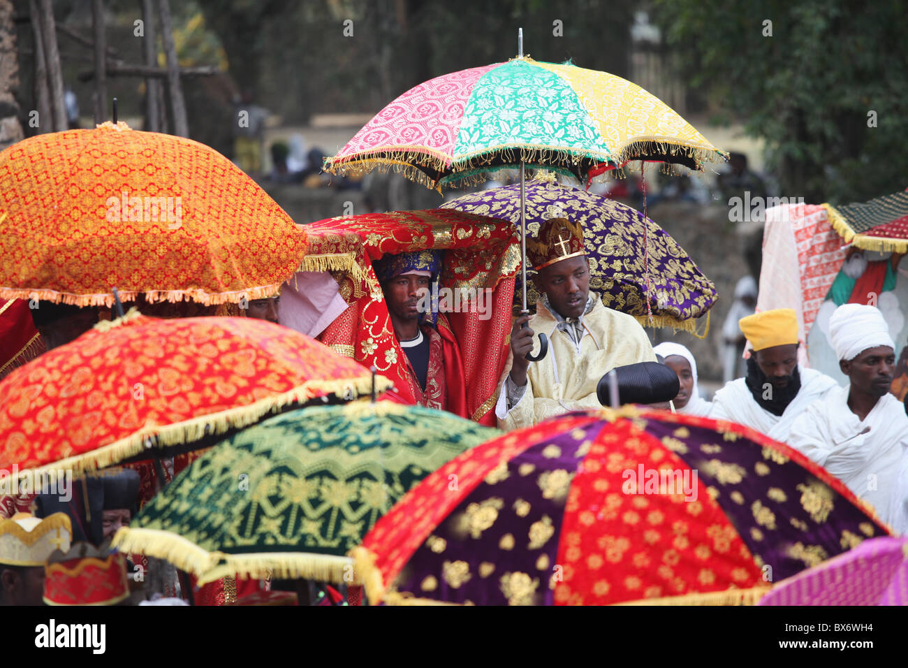 Timkat festival, Gondar, Ethiopia, Africa Stock Photo
