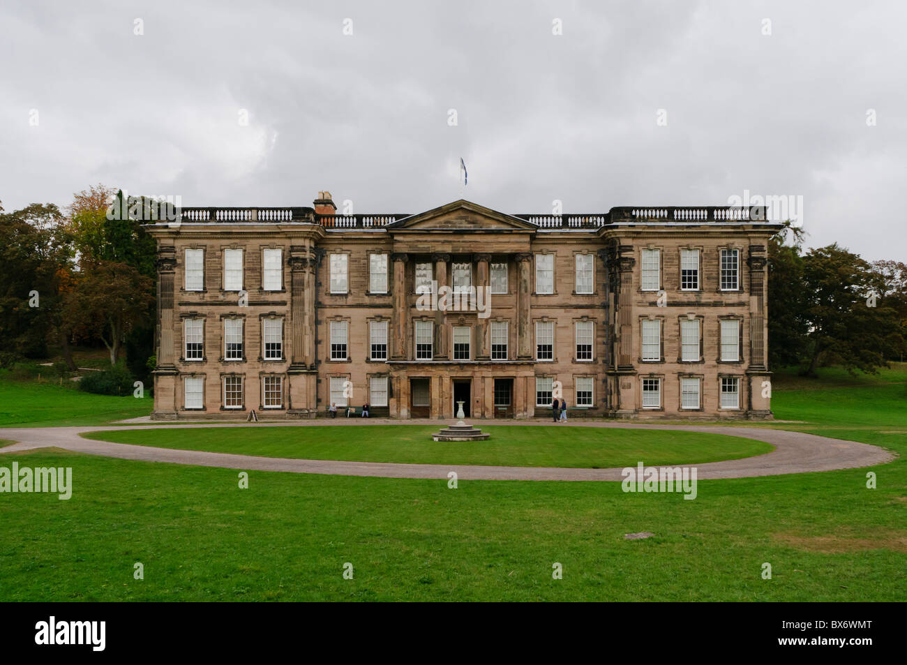 Calke Abbey in the Peak District National Park in Derbyshire, England. Stock Photo