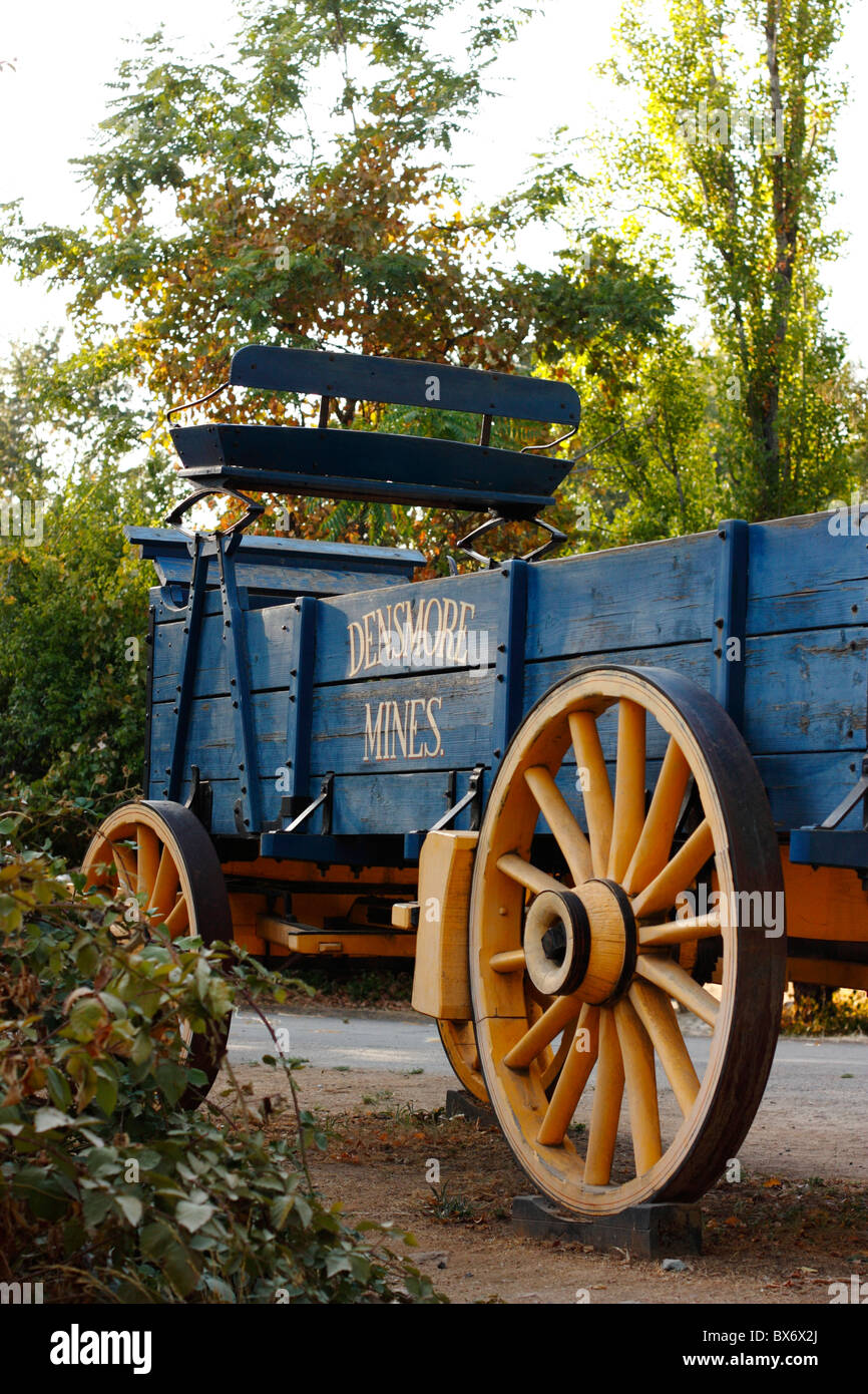 Old horse cart for Densmore Mines. Columbia State Historic Park