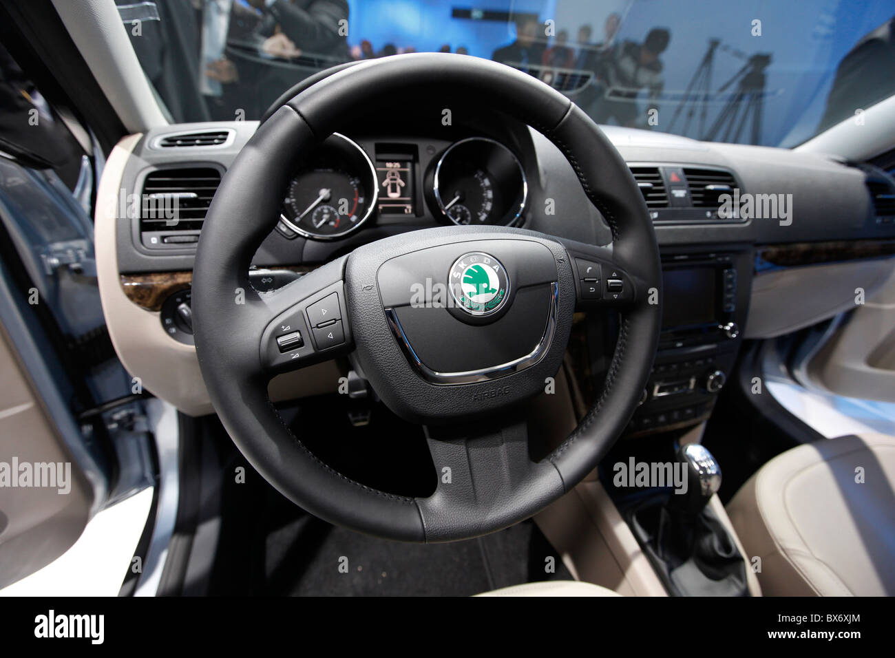 Skoda Yeti, car, SUV, interior Stock Photo - Alamy
