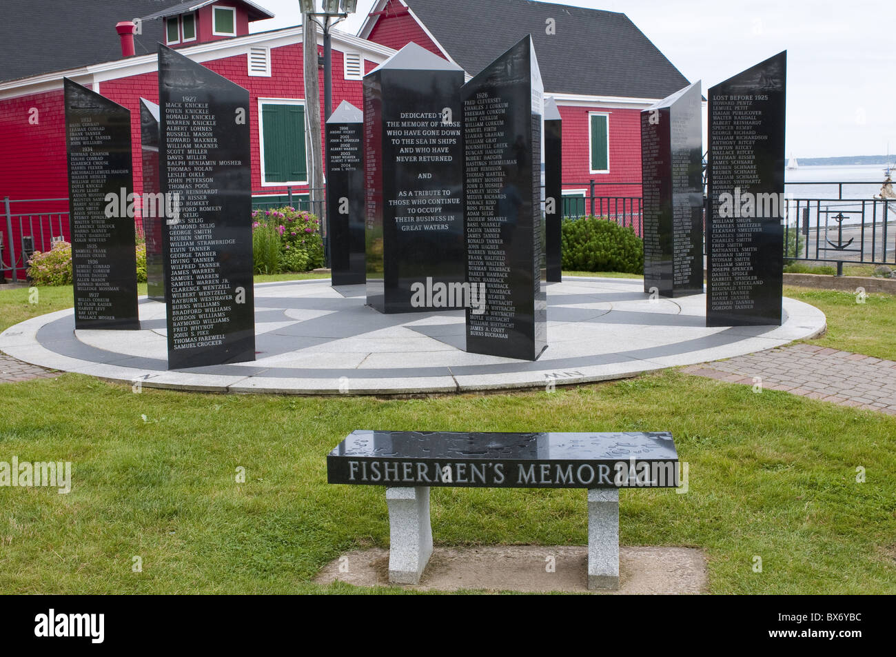 Fishermen's Memorial in Lunenburg, Nova Scotia, Canada, North America Stock Photo