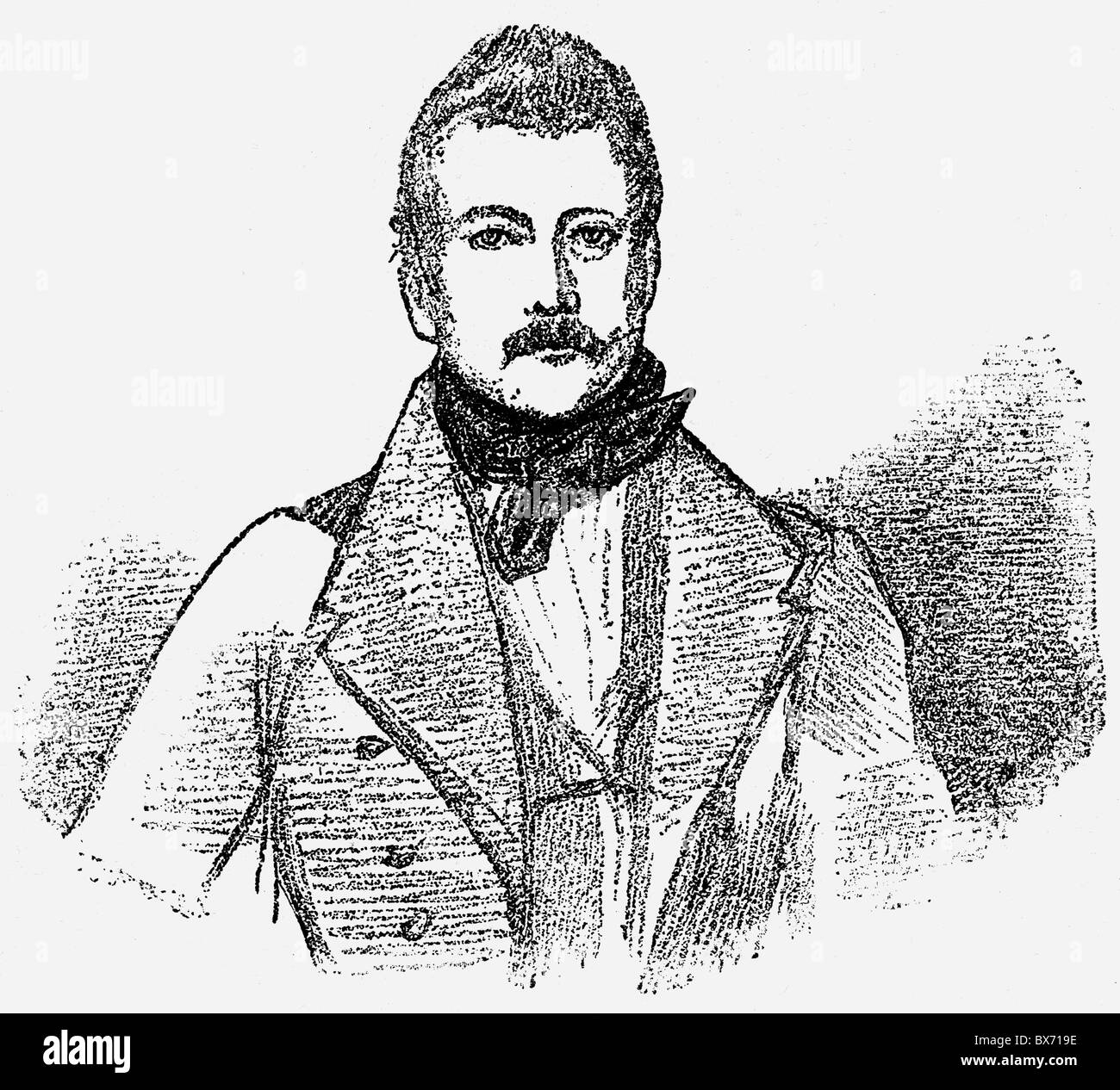 Portrait of otto von bismarck Black and White Stock Photos & Images - Alamy
