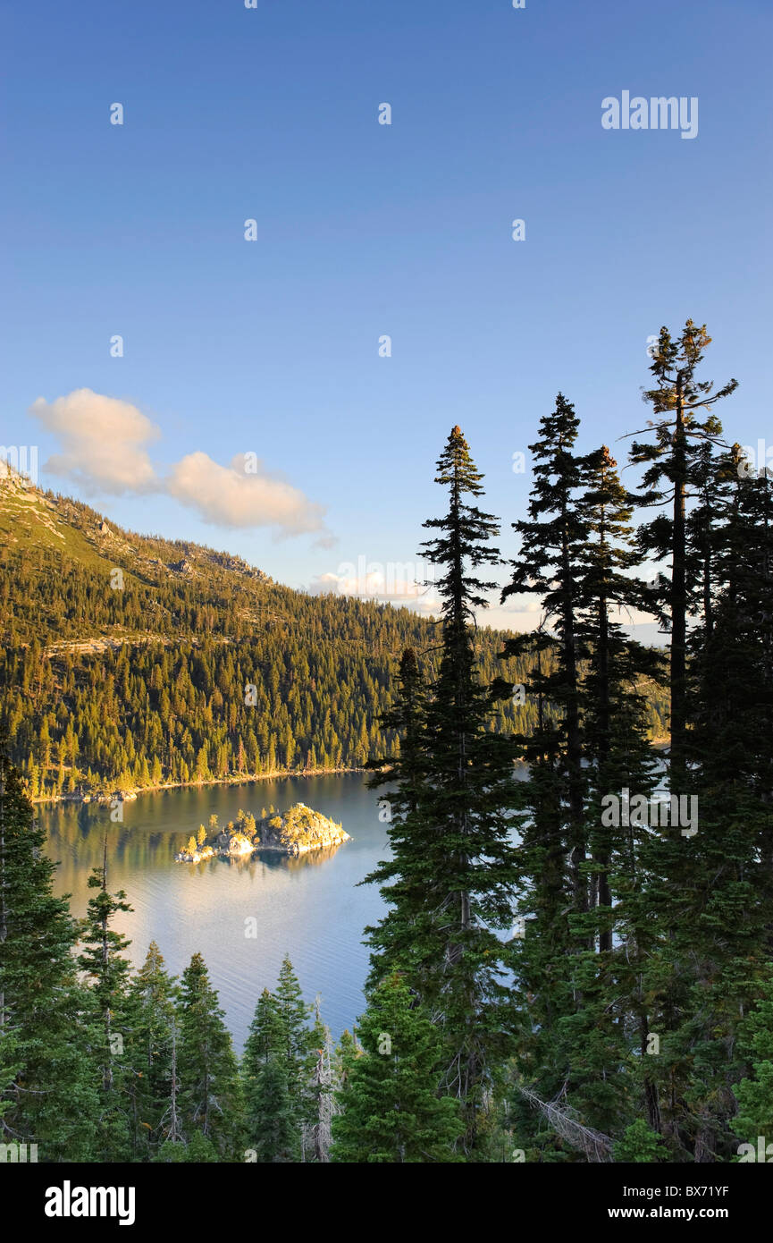 USA, California/Nevada, Lake Tahoe, Emerald Bay Stock Photo