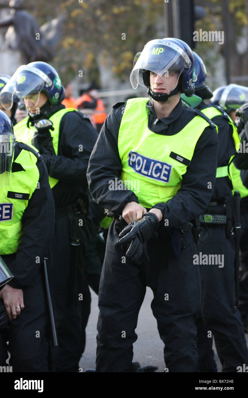 Student protests against the tuition fees in London Stock Photo - Alamy