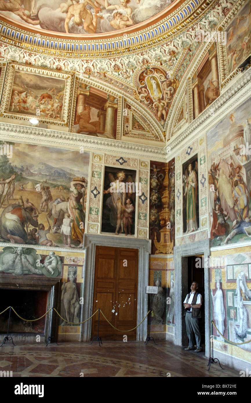 Inside Palazzo Farnese At Caprarola Italy Stock Photo Alamy