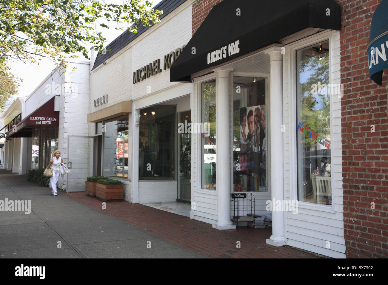 Main Street, East Hampton, The Hamptons, Long Island, New York, United