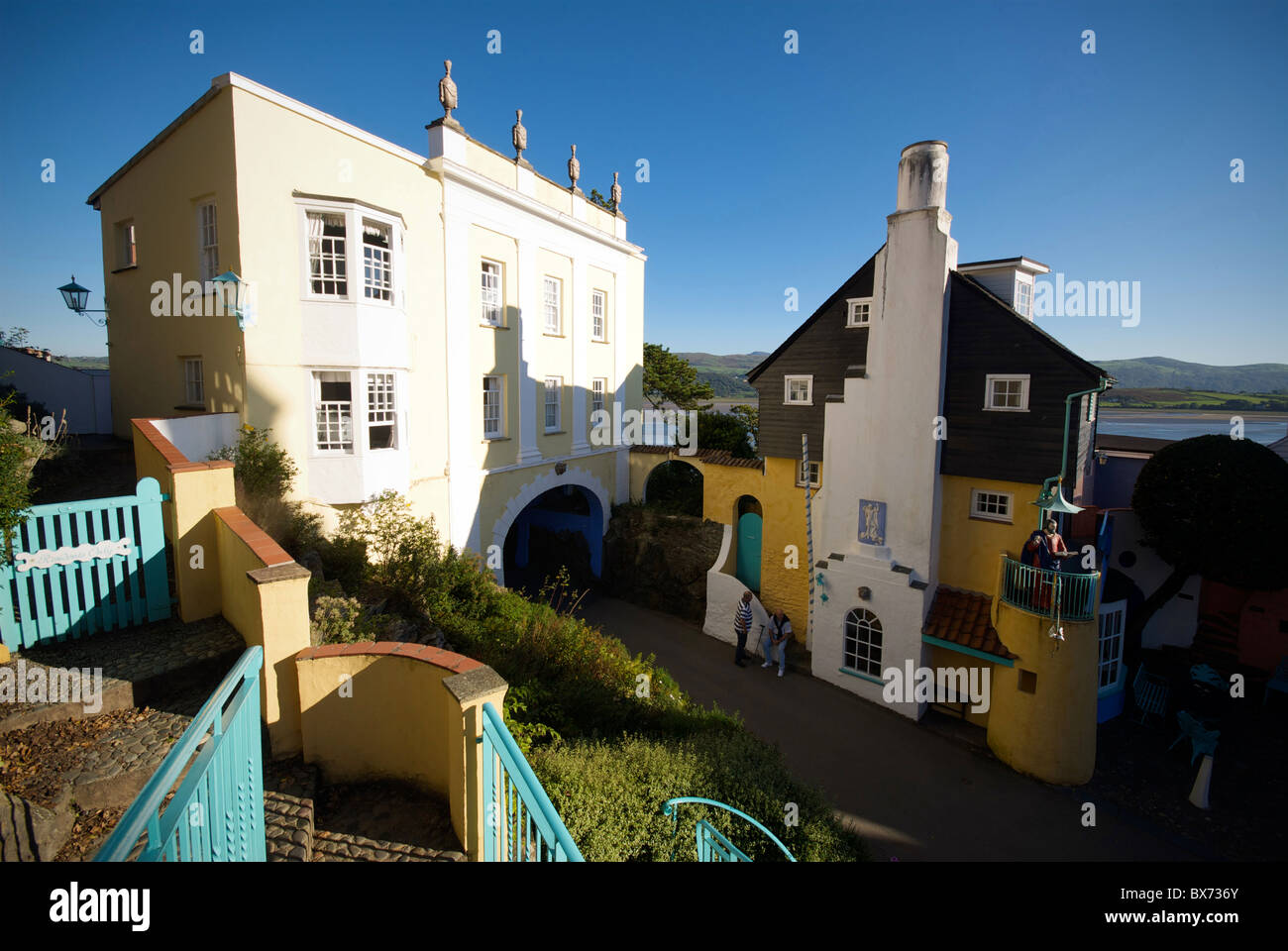 Portmeirion Porthmadog Gwynd Wales UK Stock Photo Alamy
