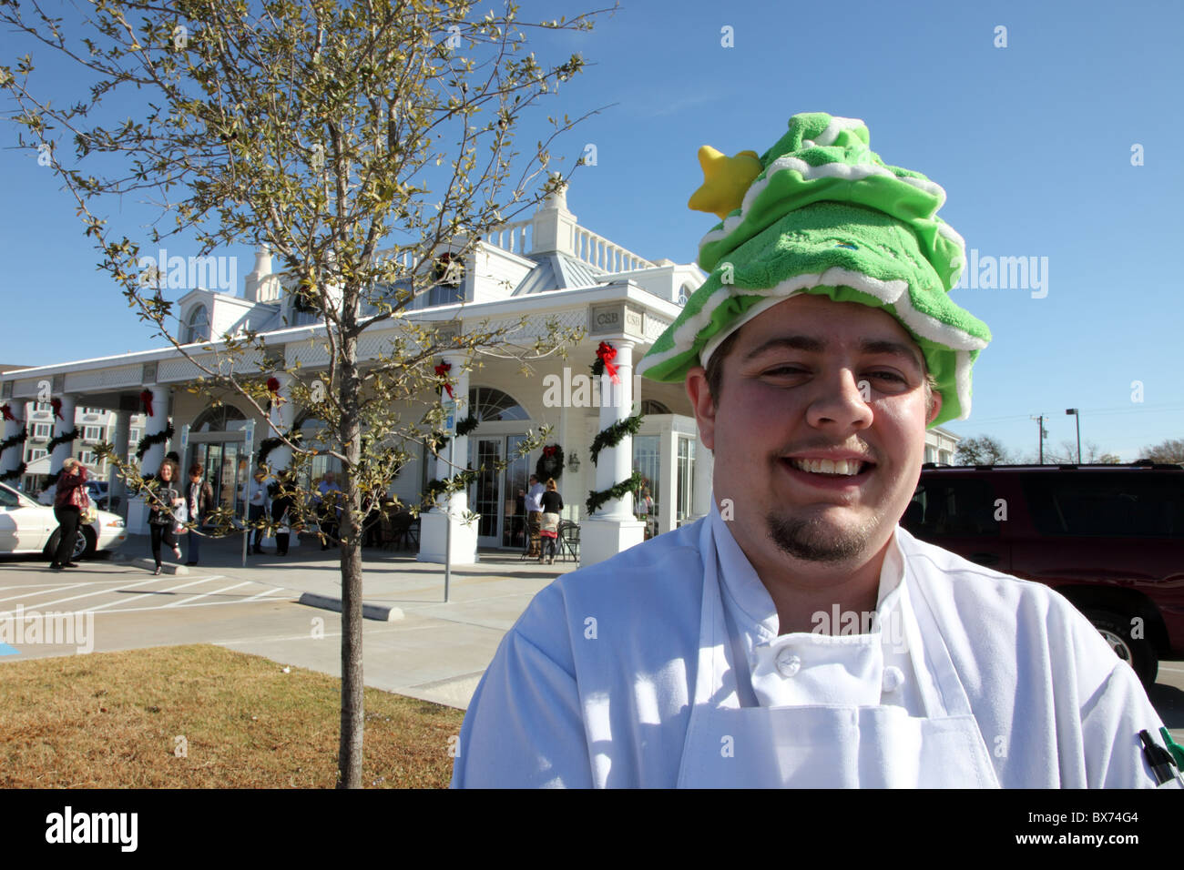 Collin Street Bakery pastry chef, Waco, Texas, USA Stock Photo Alamy