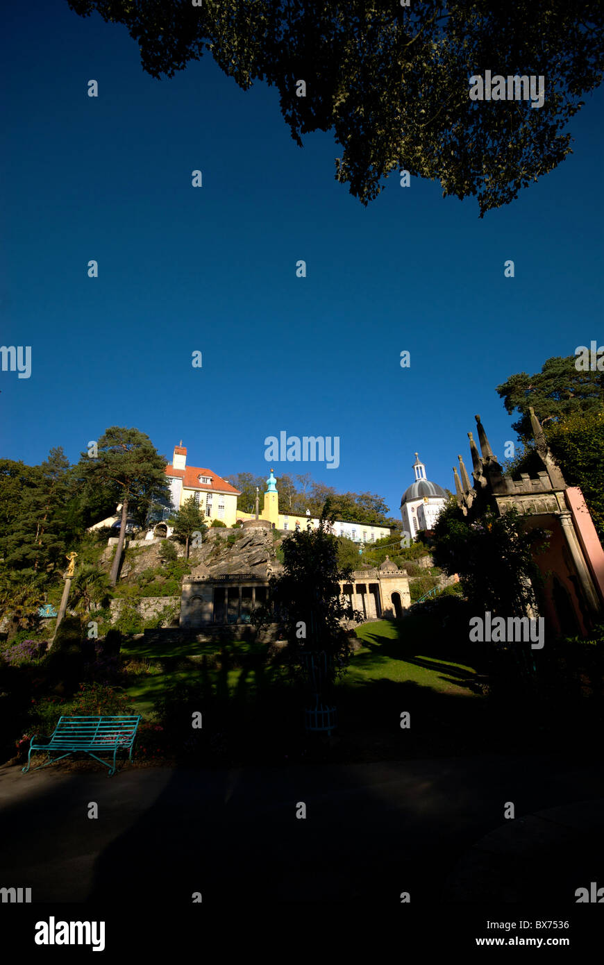 Portmeirion Porthmadog Gwynd Wales UK Stock Photo Alamy