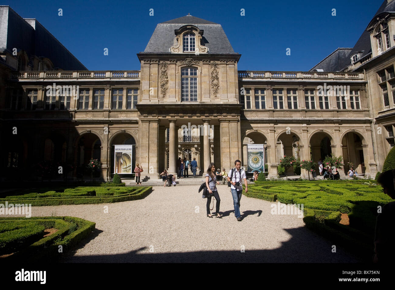 mansion housing the musée carnavalet Stock Photo