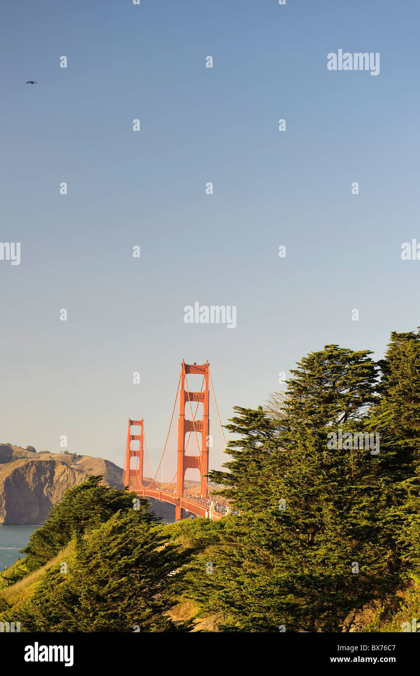 Usa, California, San Francisco, Golden Gate Bridge Stock Photo