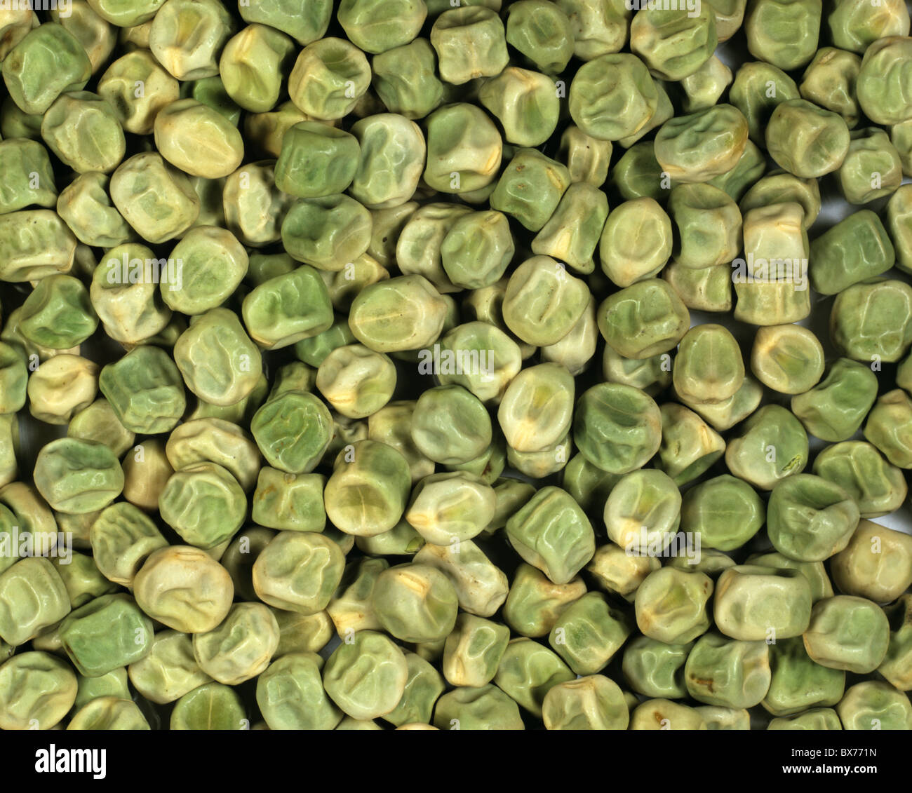 Pea (Pisum sativum) seeds Stock Photo