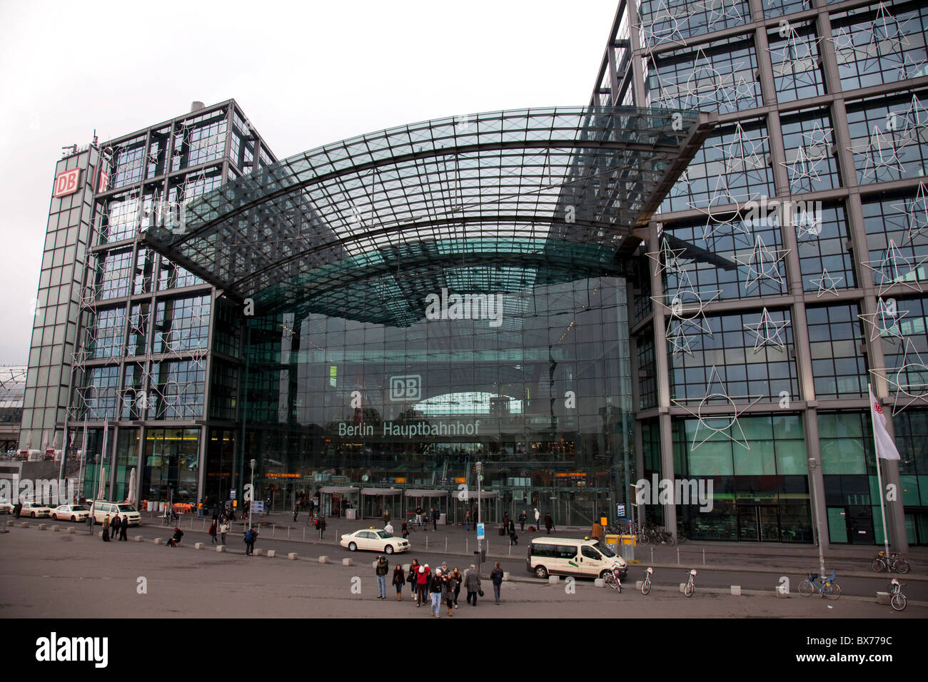 Berlin Hauptbahnhof, the main railway station in Berlin, Germany, Europe Stock Photo