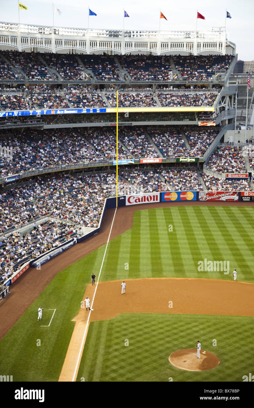 New Yankee Stadium, located in the Bronx, New York, United States of America, North America Stock Photo