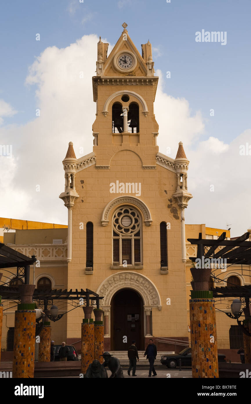Modernist Sagrado Corazon church, Melilla, Spain, Spanish North Africa, Africa Stock Photo