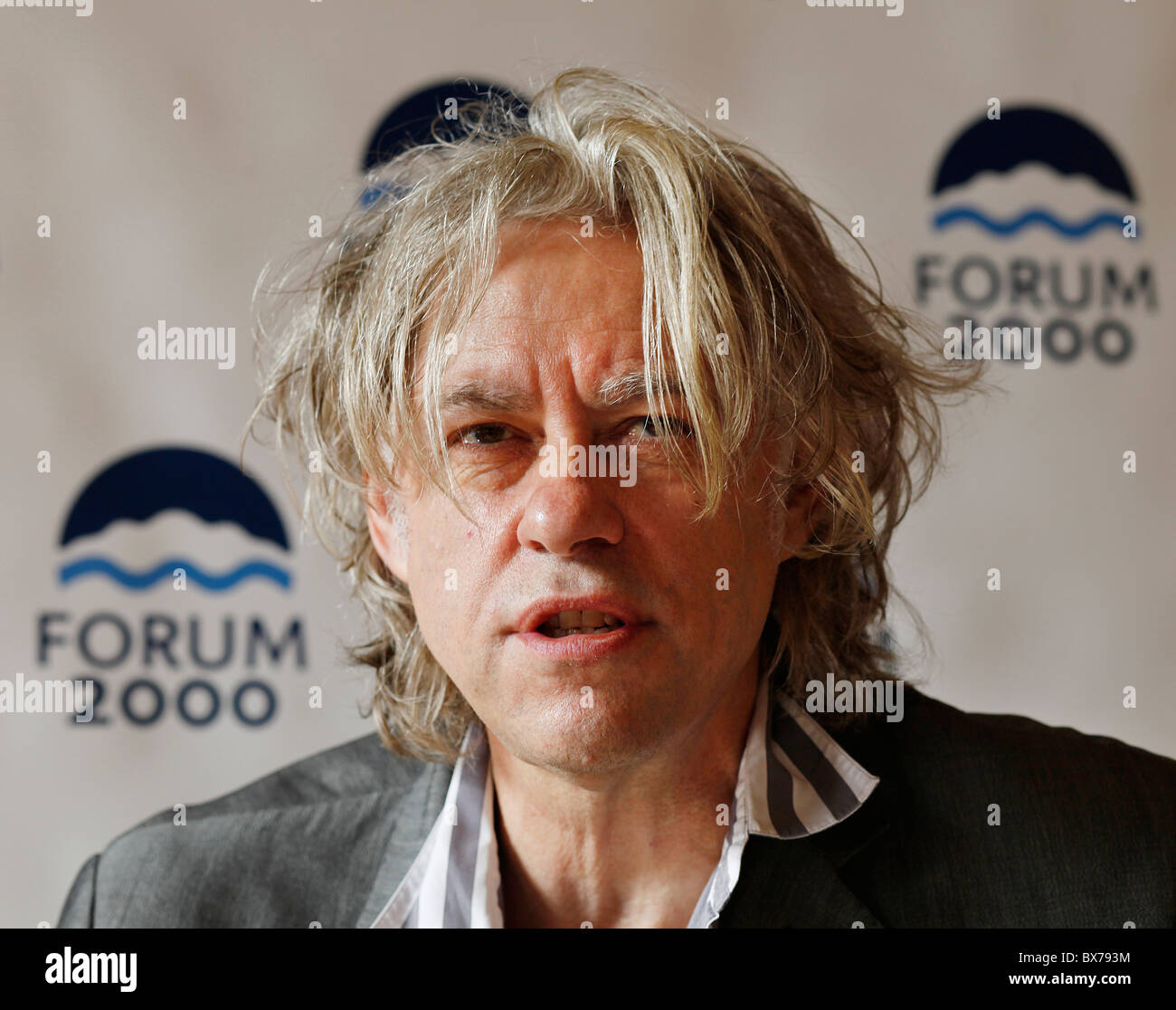 Bob Geldof, singer, musician, activist Stock Photo - Alamy