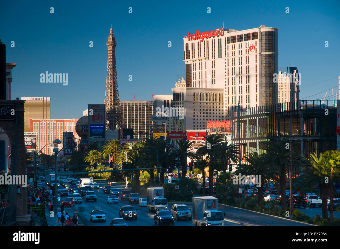 The Strip, Las Vegas, Nevada, United States of America, North America Stock Photo
