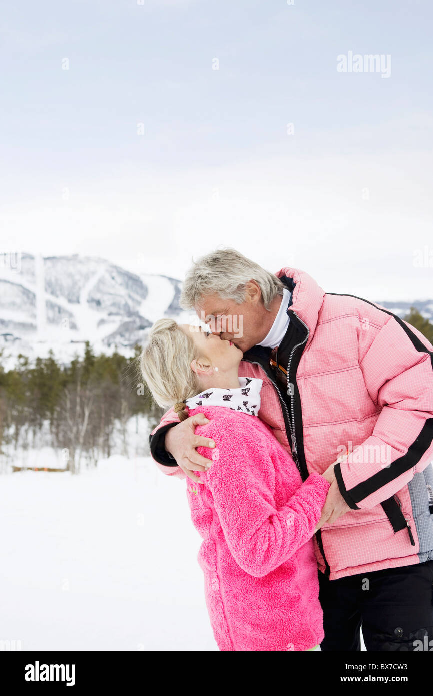 Mature Couple Kissing Outdoors High Resolution Stock Photography And Mature Couple Kissing Outdoors High Resolution Stock Photography And