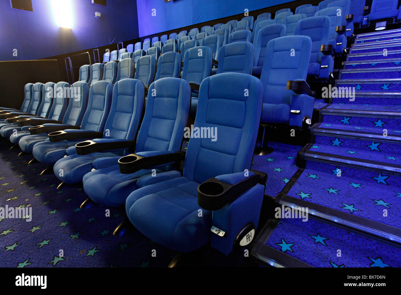 Cinema, movie-theatre hall Village Cinemas Andel in Prague, Czech