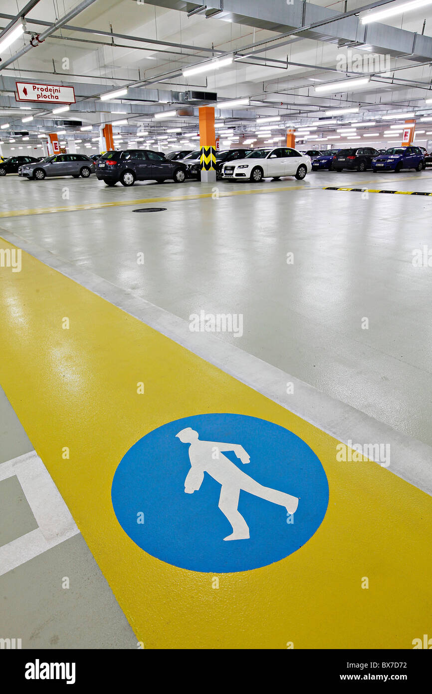 subterranean parking lot,parking house, cars Stock Photo Alamy