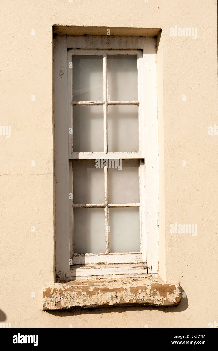 Old Sash Window Stock Photo