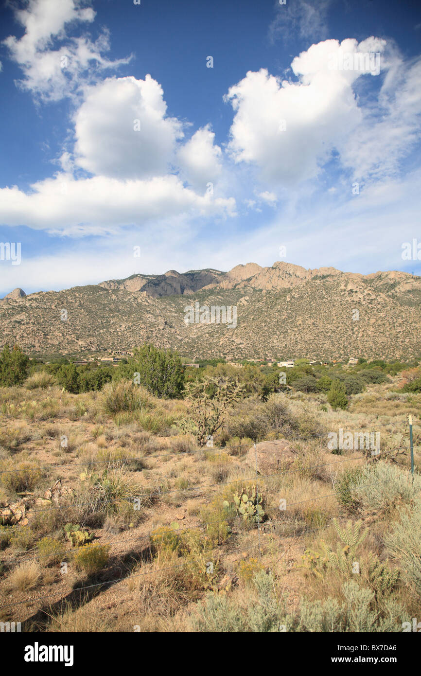 Sandia Mountains, Albuquerque, New Mexico, USA Stock Photo