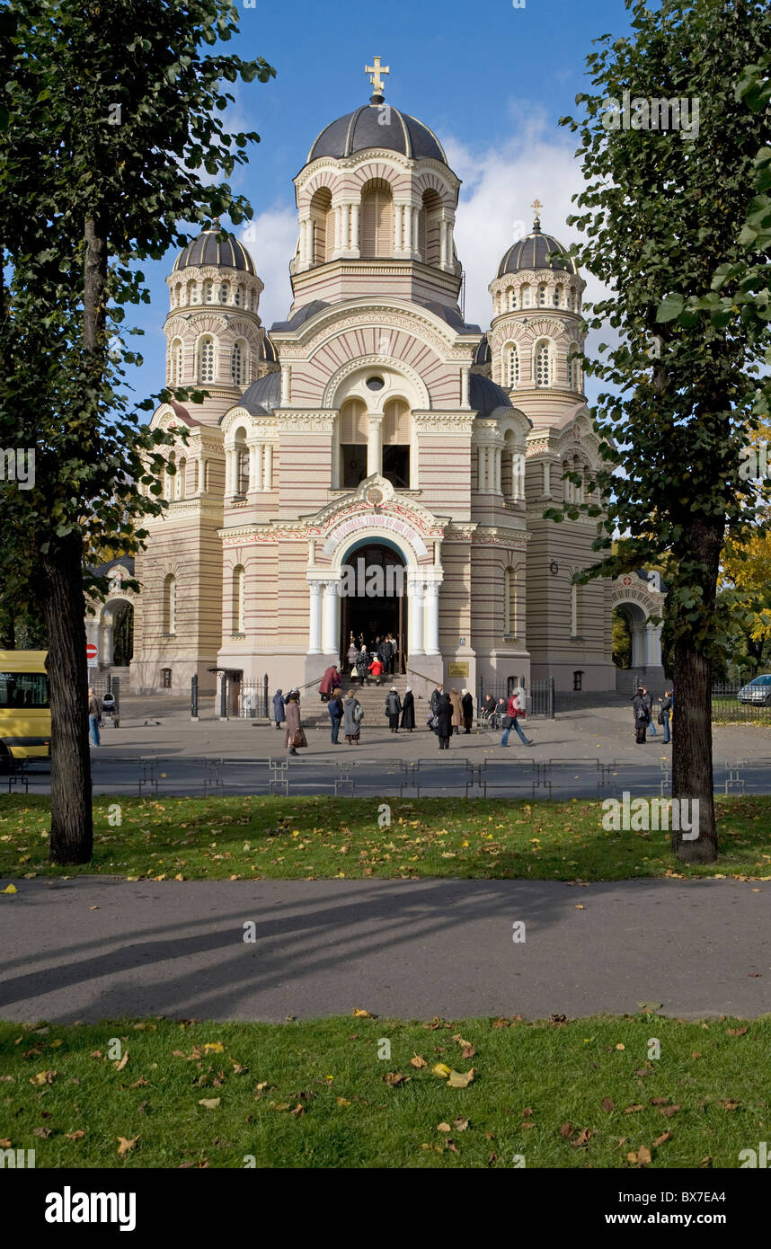 Nativity Cathedral, Riga, Latvia Stock Photo Alamy