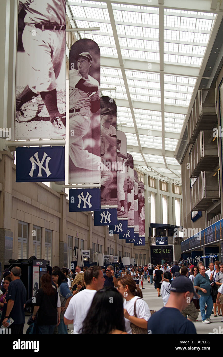 Scenes from around the beautiful new Yankee Stadium in the Bronx Stock Photo