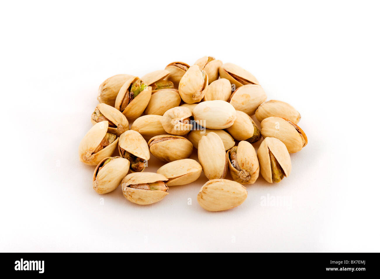 Pistachio Nuts (Pistacia Vera) Stock Photo
