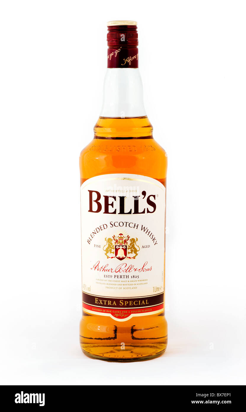Bottle of Bell's Scotch Whisky Stock Photo