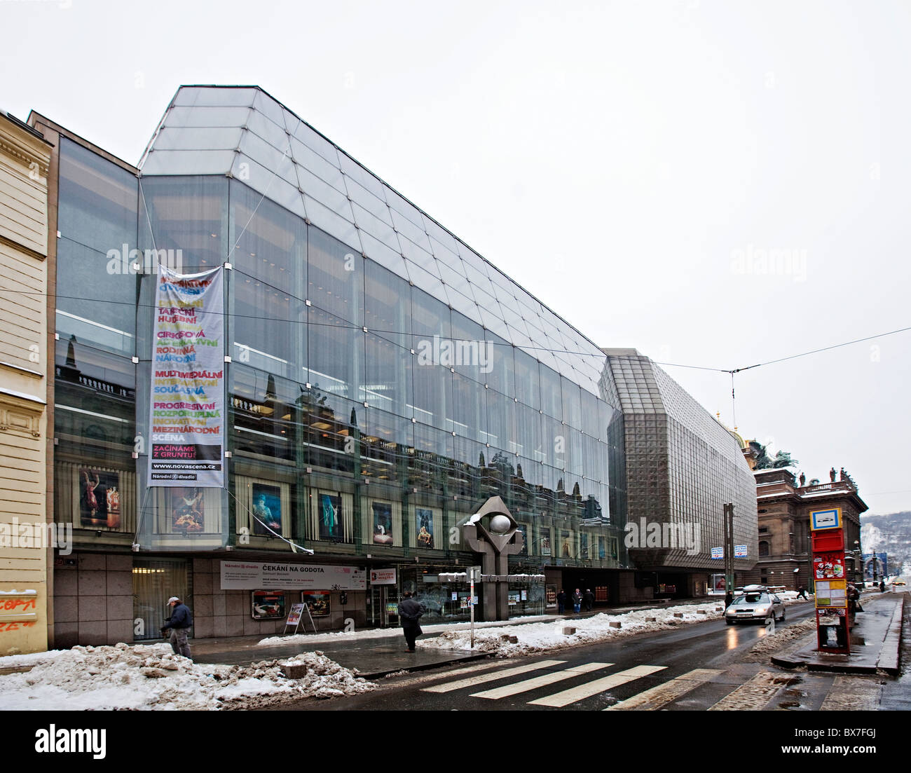 Building Of The New Stage Laterna Magika Of The National Theatre In 