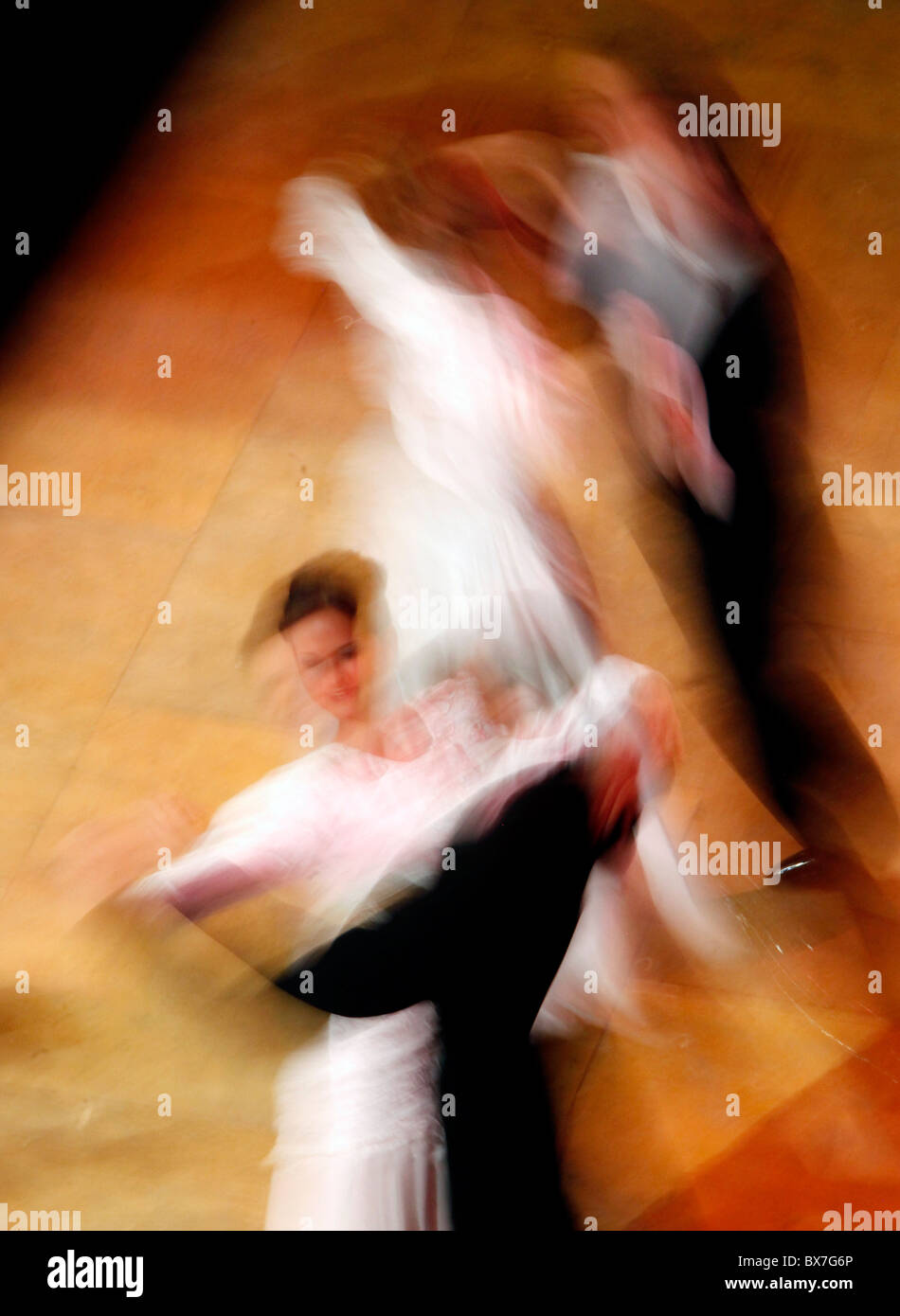 Opera Ball, ballet, dancers, dance, entree, valse, waltz Stock Photo