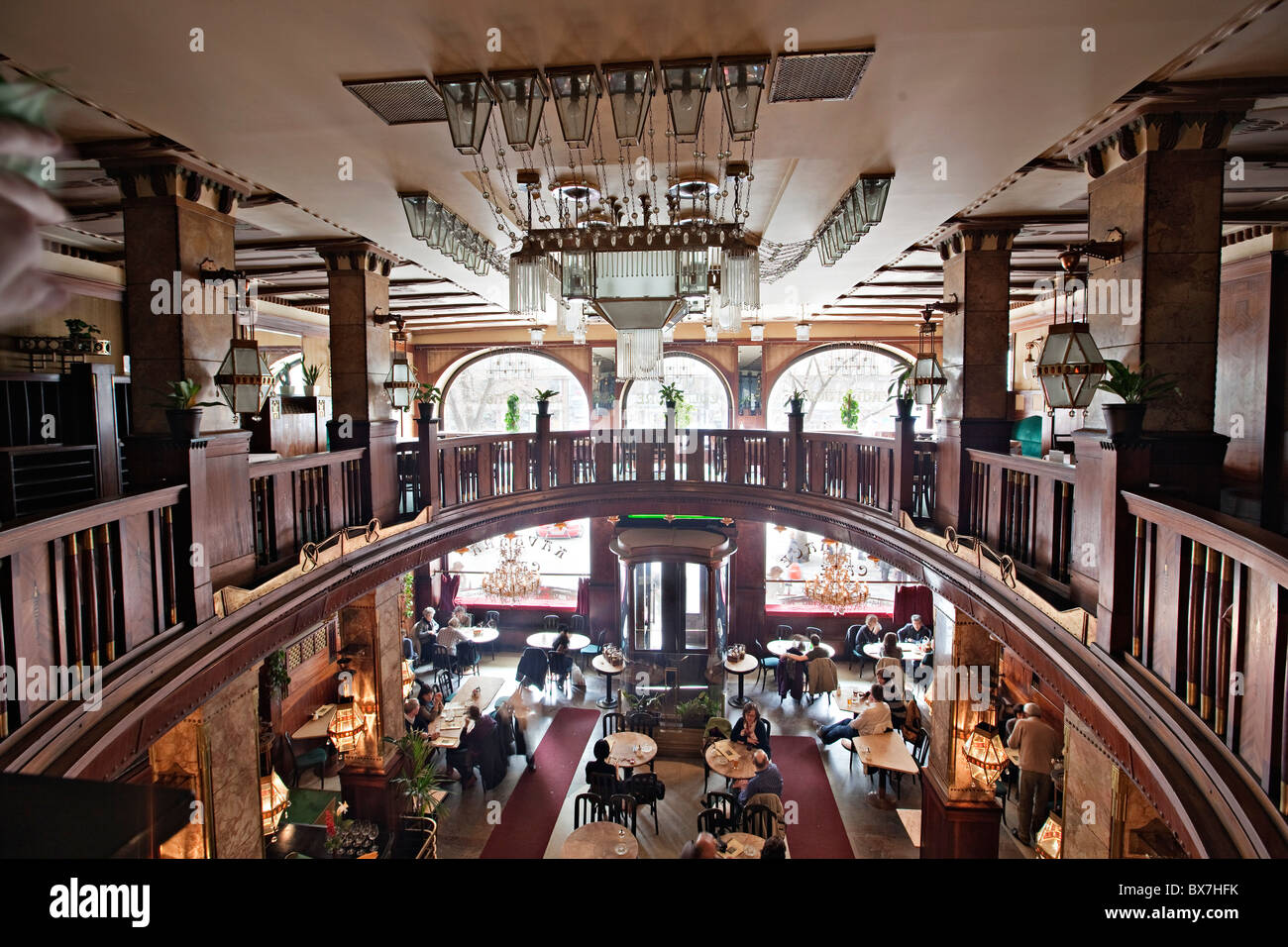 Hotel Evropa, Prague, interior Stock Photo - Alamy