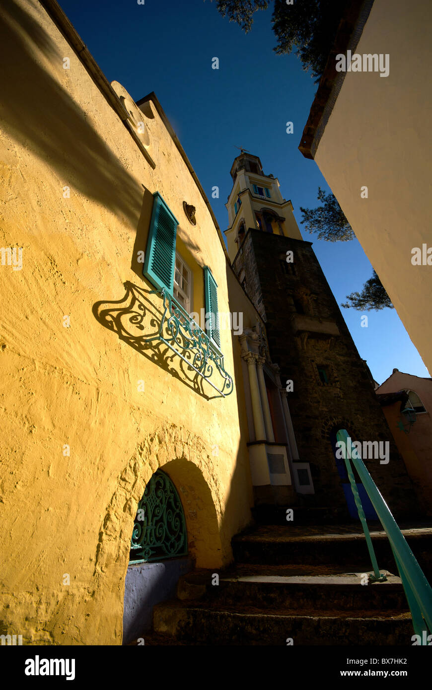 Portmeirion Porthmadog Gwynd Wales UK Stock Photo Alamy