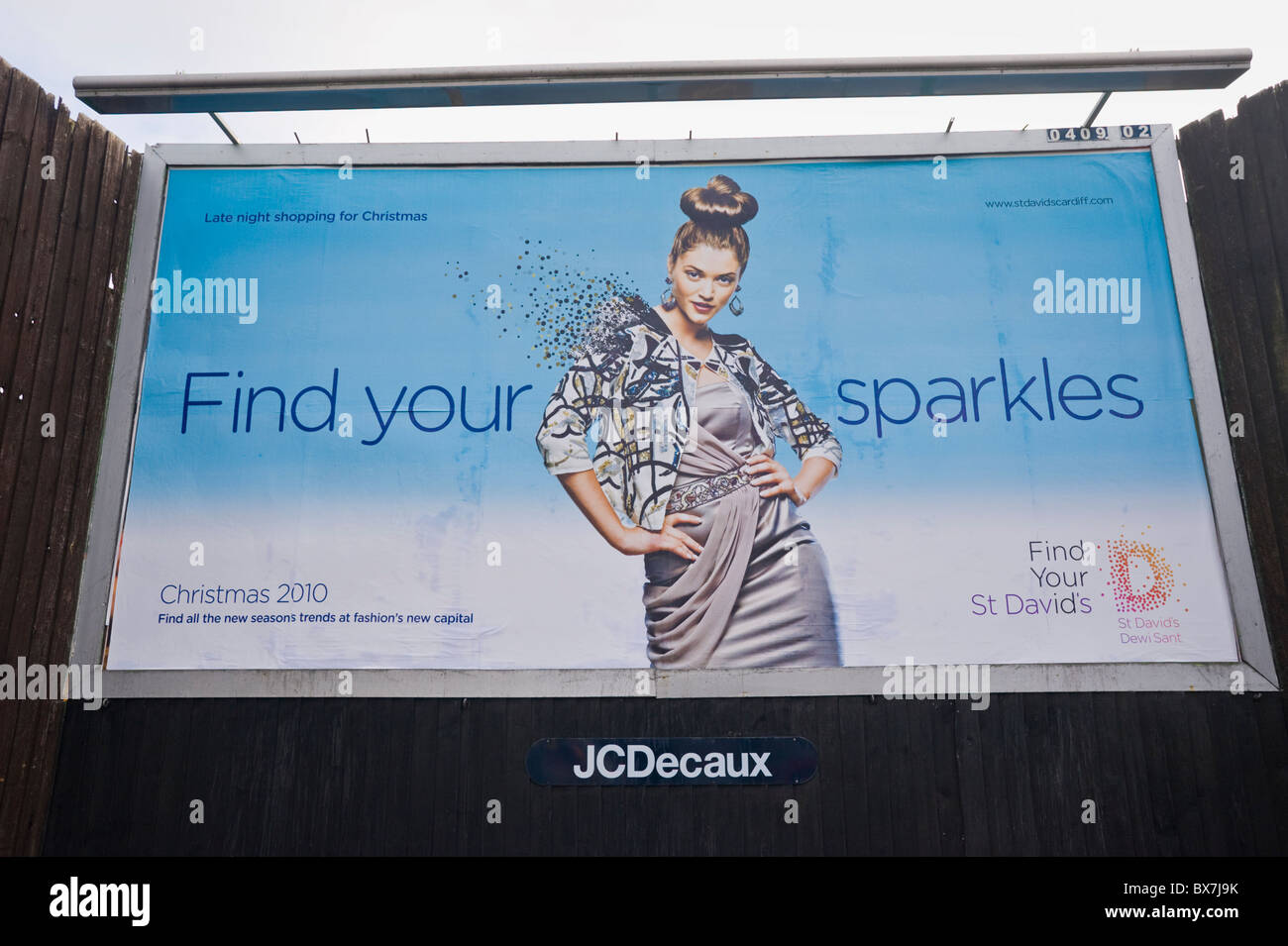 JCDecaux billboard site featuring advertising poster for St David's
