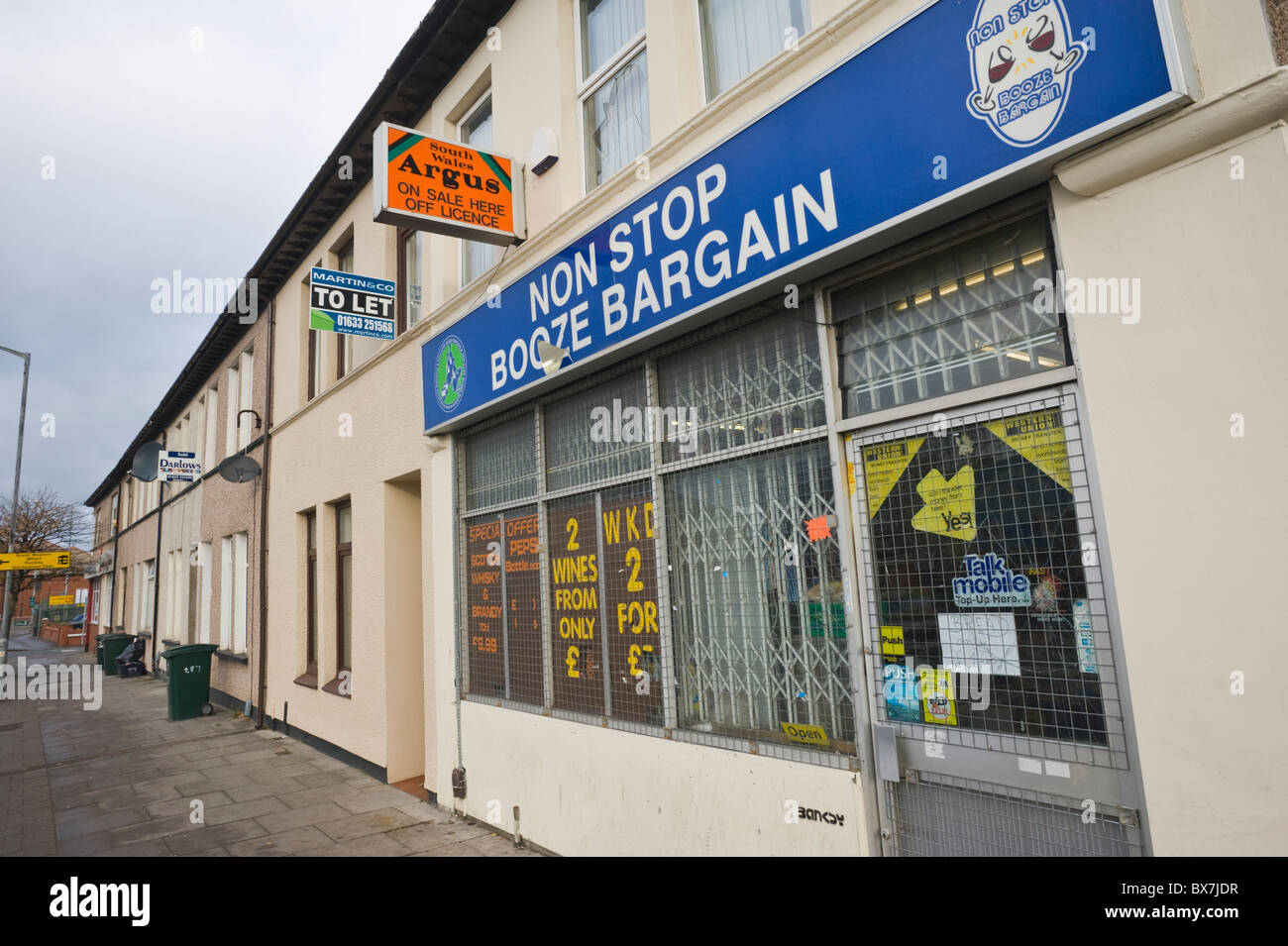 Local corner shop in Newport South Wales UK Stock Photo Alamy