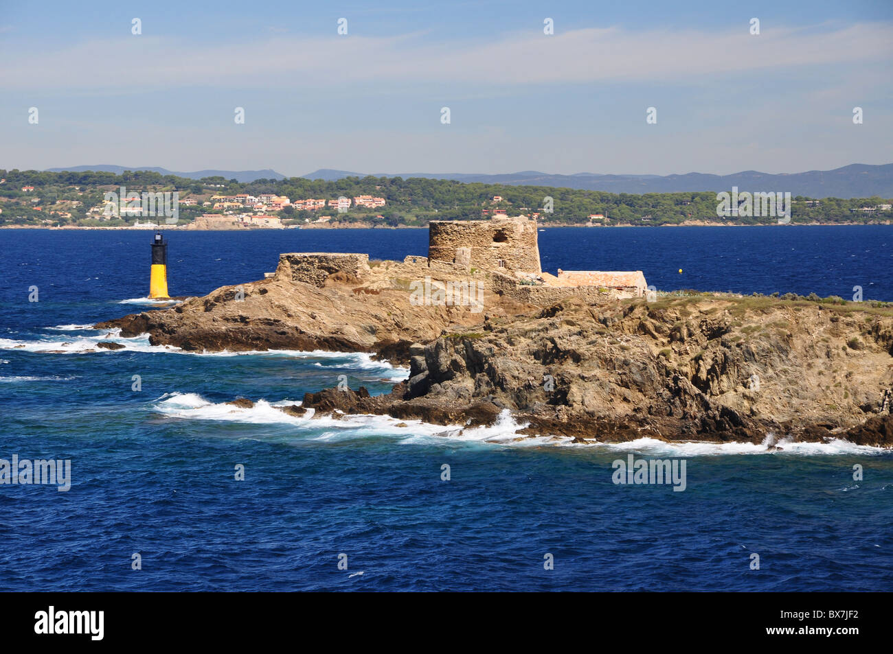 Porquerolles island 'Le Langoustier' Stock Photo