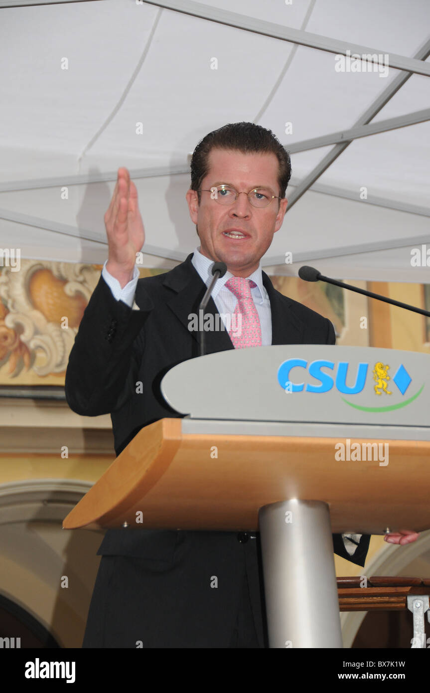 Dr. Karl-Theodor zu Guttenberg at a campaign event Stock Photo