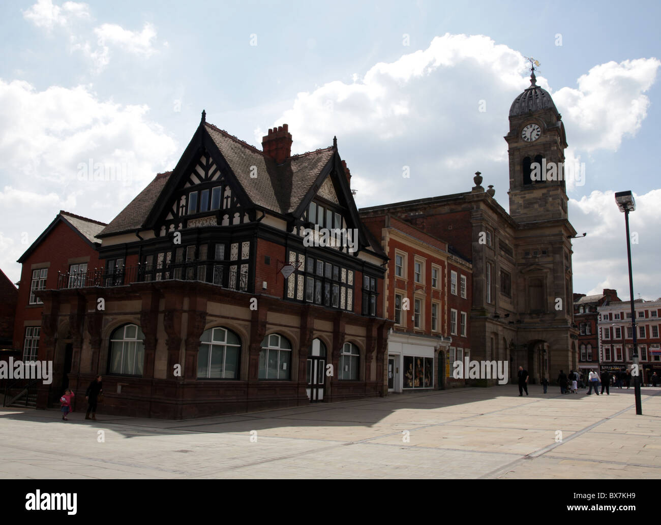 Derby Guildhall on Market Place Stock Photo