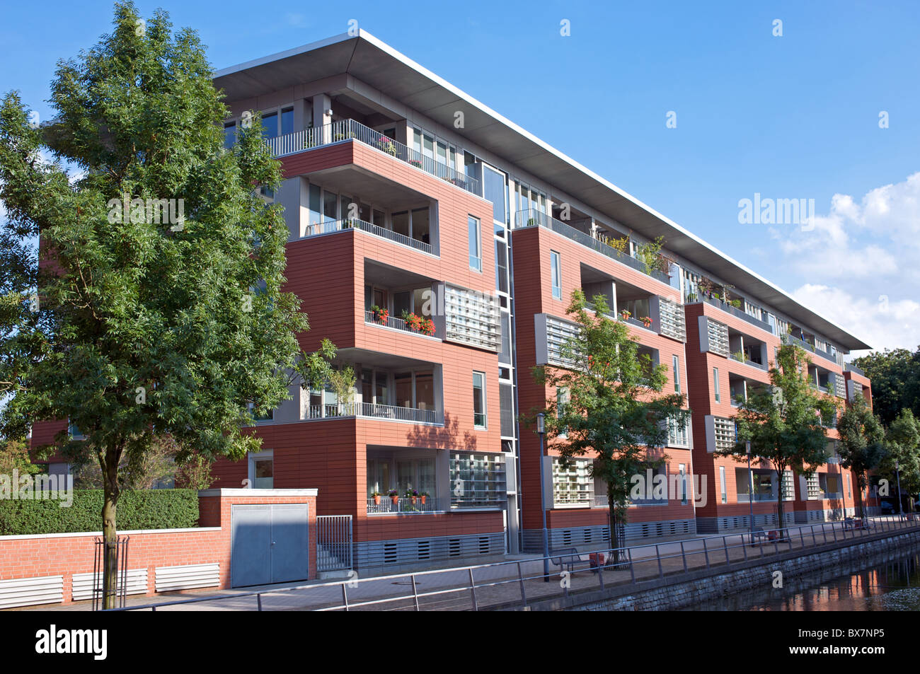 Residential apartments, Duisburg, Germany Stock Photo Alamy