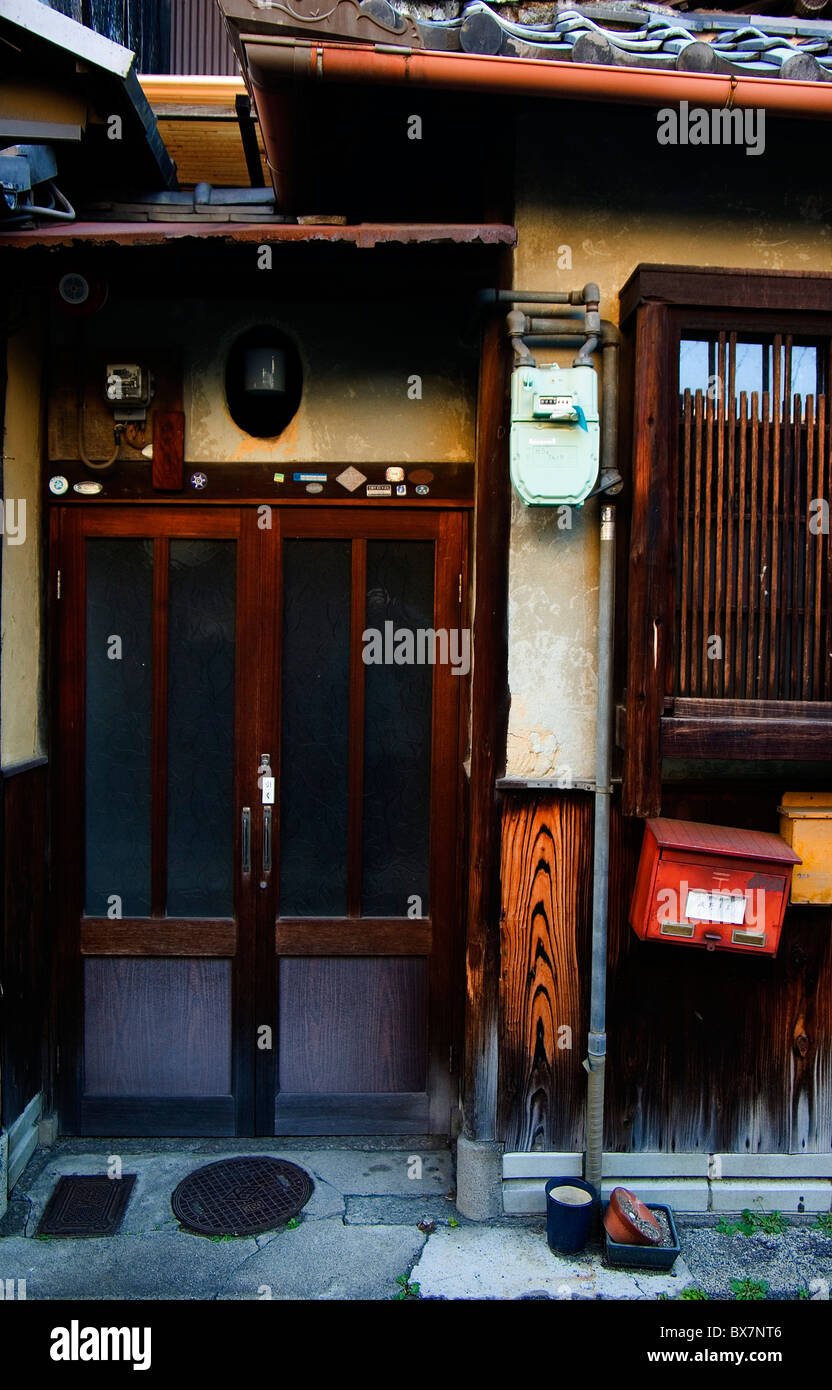 Historic house entrance in Kyoto, Japan Stock Photo - Alamy