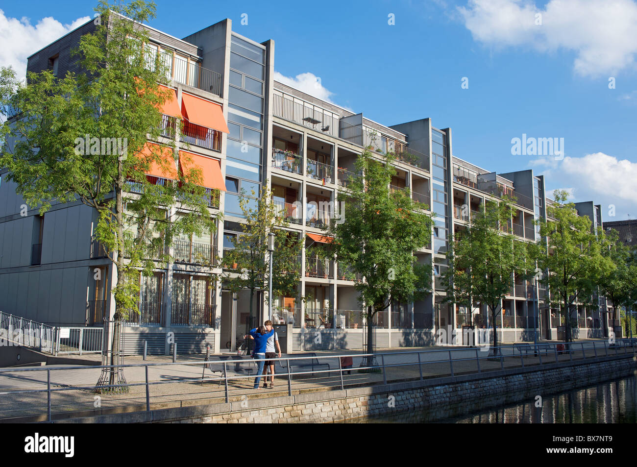Residential apartments, Duisburg, Germany Stock Photo Alamy